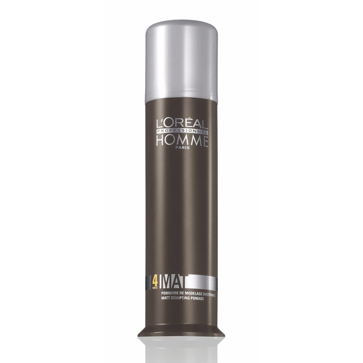 LOral Professionnel Paris Mens Styling Pomade - For All Hair Types, Provides Medium Hold and Matte Finish