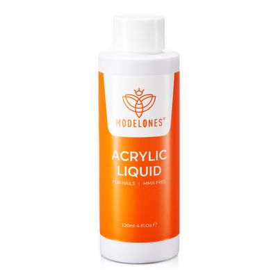 modelones Monomer 4 oz, Upgraded Monomer Acrylic Nail Liquid for Acrylic Powder Nail Extension 3D Carving, MMA-Free Low Odor Non-Yellowing DIY Home Salon 120ml