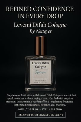 Nettoyer Unisex Cologne by Levemi Difah Cologne. Long lasting Fragrance with Notes of Bergamot, Lavender, Pepper, Patchouli, Geranium, Citrus, and Wood