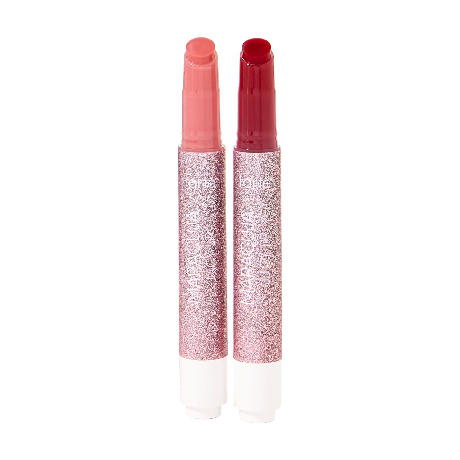 tarte maracuja juicy lip balm bestsellers duo - rose &amp; passion fruit - full size