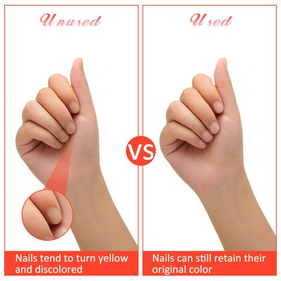 40 Pcs Tanning Finger Tips UV Protection Nail Polish Protector for Fingers Protect Nails for Tanning Bed Soft Rubber Gel Polish Remover Caps Tips with a Clear Box, Red, Black