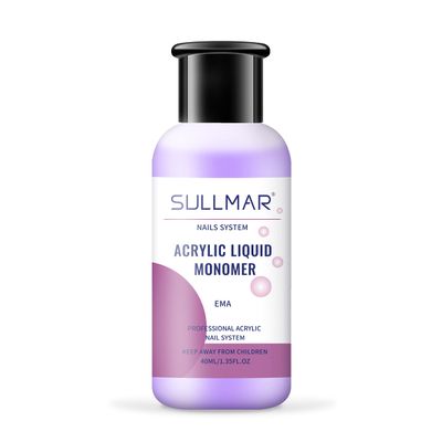 SULLMAR Acrylic Monomer Liquid Monomer Acrylic Nail Liquid Acrylic Liquid Liquid Monomer For Acrylic Nails Nail Monomer Liquid Monomer (40ml/1.35FL.OZ)