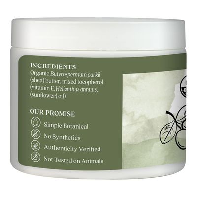 Aura Cacia Organic Shea Butter | Unrefined Body Care | 3.25 oz.