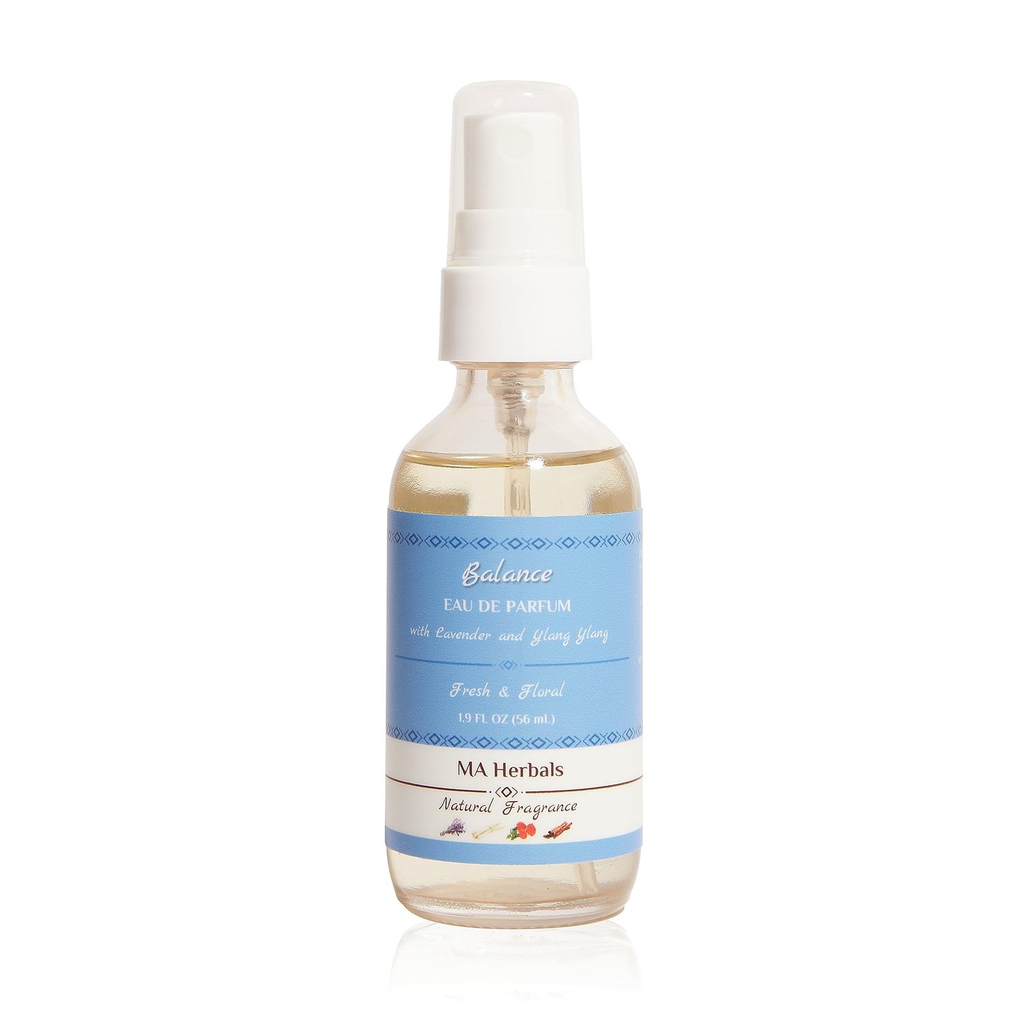 Balance Lavender &amp; Ylang Ylang Cologne for Men | Woody Fougre Perfume Notes of Amber, Jasmine, Cedarwood &amp; White Musk | Eau de Parfum made w/Essential Oils | MA Herbals Natural Fragrance