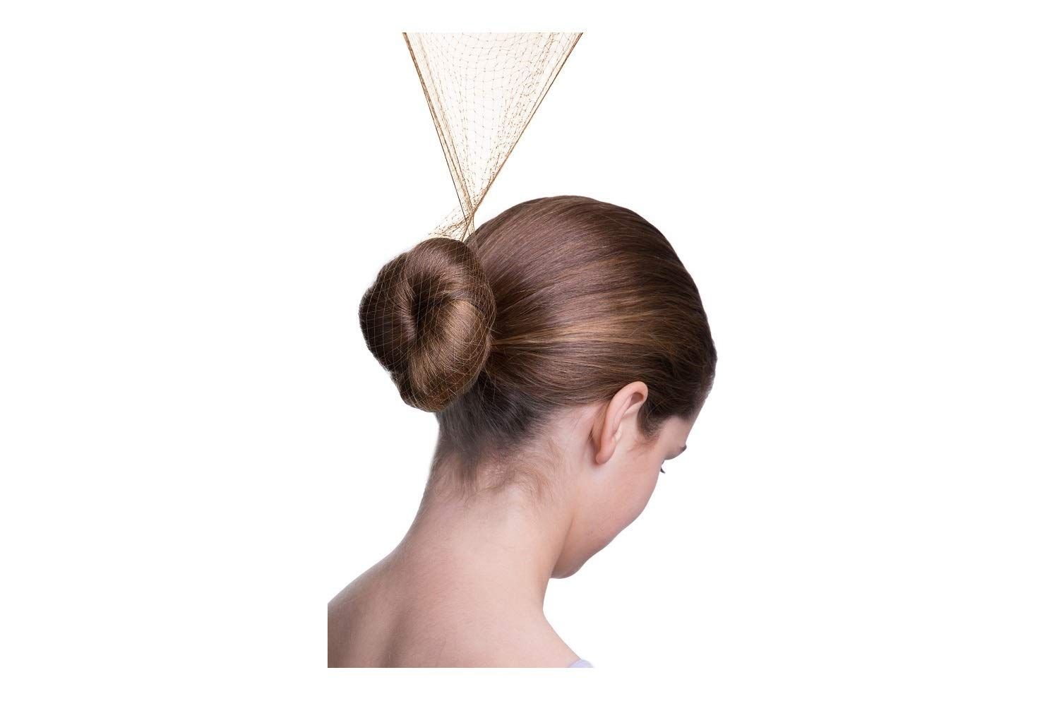 Bloch Unisex-Adults Standard Hair Nets-3 Pack, Caramel, one