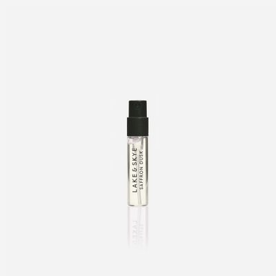 Lake &amp; Skye Saffron Dusk Eau de Parfum Sample Spray - Modern, Conscious, Long-Lasting Fragrance - 0.04 fl oz (1.2 ml) - Floral, Woody, Musky Scent