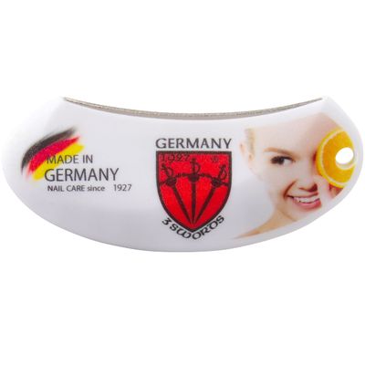 3 Swords Germany - Sapphire Nail File - Rounded Blade - Suitable for All Pockets - Made in Germany