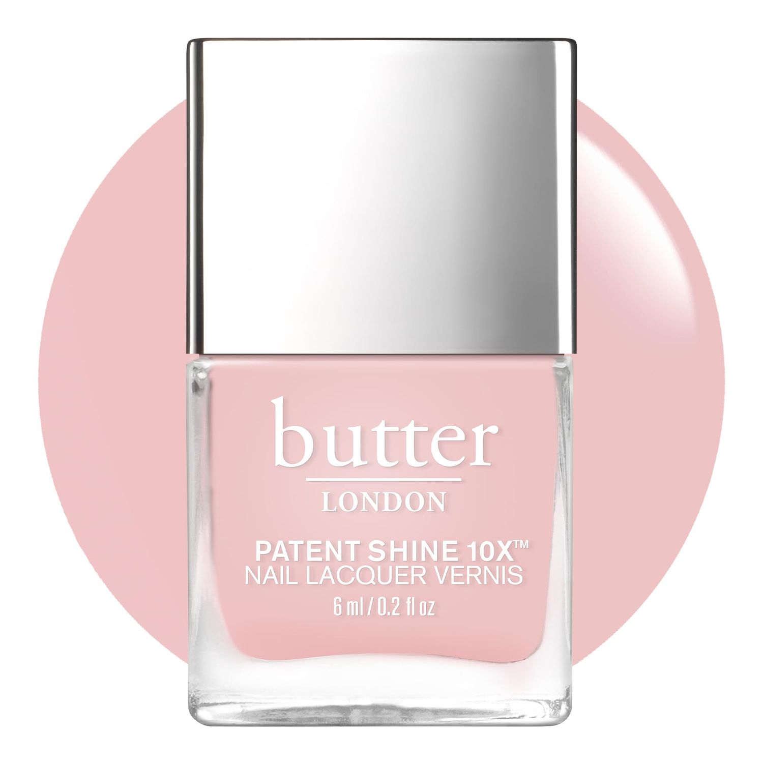 butter LONDON Patent Shine 10X Nail Lacquer Polish, Piece of Cake - Gel-Like Finish &amp; Chip-Resistant Nail Lacquer Helps Protects &amp; Strengthens Nails - Vegan &amp; Cruelty-Free