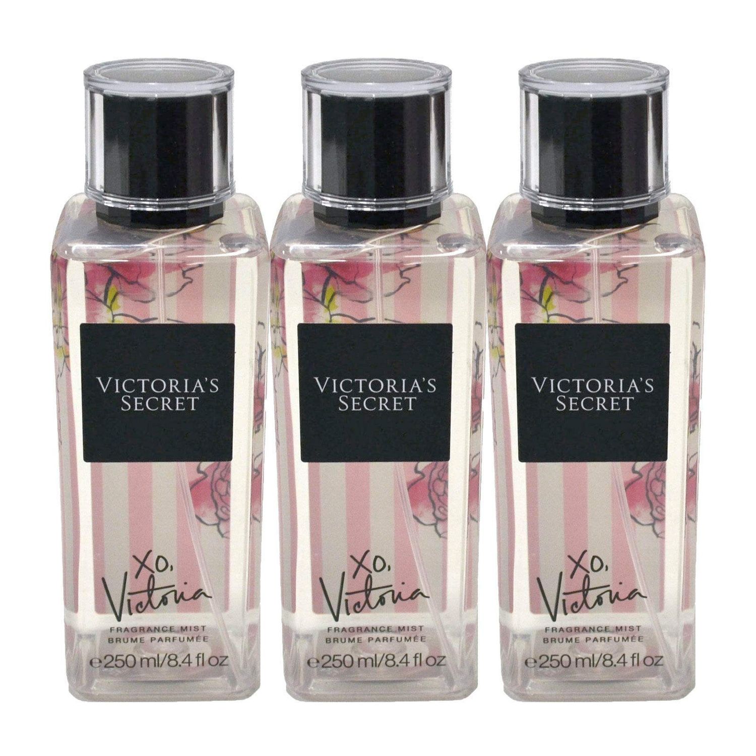 Victorias Secret Lot of 3 Fragrance Mist 8.4 Fl Oz Each (XO Victoria)
