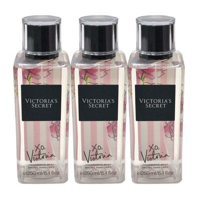 Victorias Secret Lot of 3 Fragrance Mist 8.4 Fl Oz Each (XO Victoria)