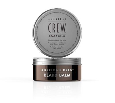 American Crew Beard Balm, Conditioner &amp; Styler, Sweet Almond Oil, Shea Butter, 2.3 Fl Oz