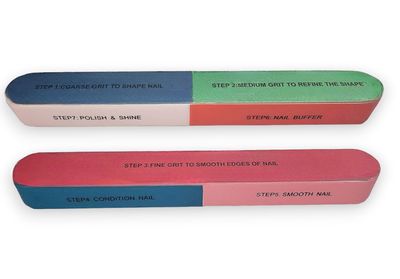 DreamCut 7-Way Nail File and Buffer Block - Professional Manicure Tools