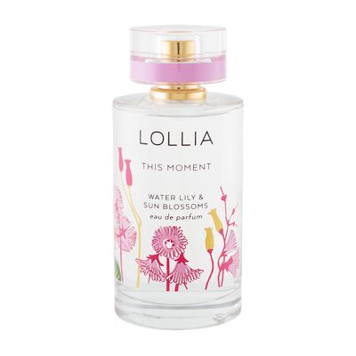 LOLLIA This Moment Eau de Parfum, 3.4 fl. oz. - Water Lily &amp; Sun Blossoms - Beautifully Captivating Perfume, Womens Perfume, Eau de Parfum Spray for Women, Womens Fragrance