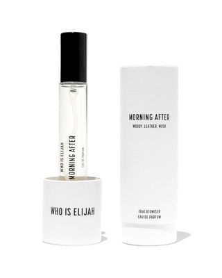 WHO IS ELIJAH Morning After Perfume, Unisex Eau de Parfum for Men &amp; Women, Warm, Smoky &amp; Woody Fragrance with Notes of Wood, Leather &amp; Musk, Gifts for Women &amp; Men, Unisex Cologne, 0.3 Fl Oz
