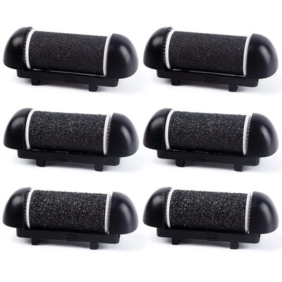 6 PCS Replacement Roller Head for Electric Callus Remover - Feet Pedicure Kit Refill Rollers - Extra Coarse, Regular Coarse, Fine