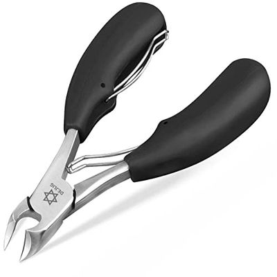 DEJLIG Podiatrist Toenail Clippers, Professional Ingrown or Thick Toe Nail Clippers for Men &amp; Seniors, Toe Clippers Podiatrist Tool Pedicure Clippers Toenail Cutters Nipper Diabetic Toenail Clipper