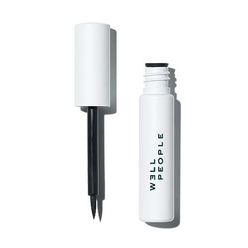 Well People Fresh Lines Liquid Eyeliner, Longwear Liquid Eyeliner For Precise Lines, Hydrating &amp; Smudge-resistant Formula, Vegan &amp; Cruelty-free, Black