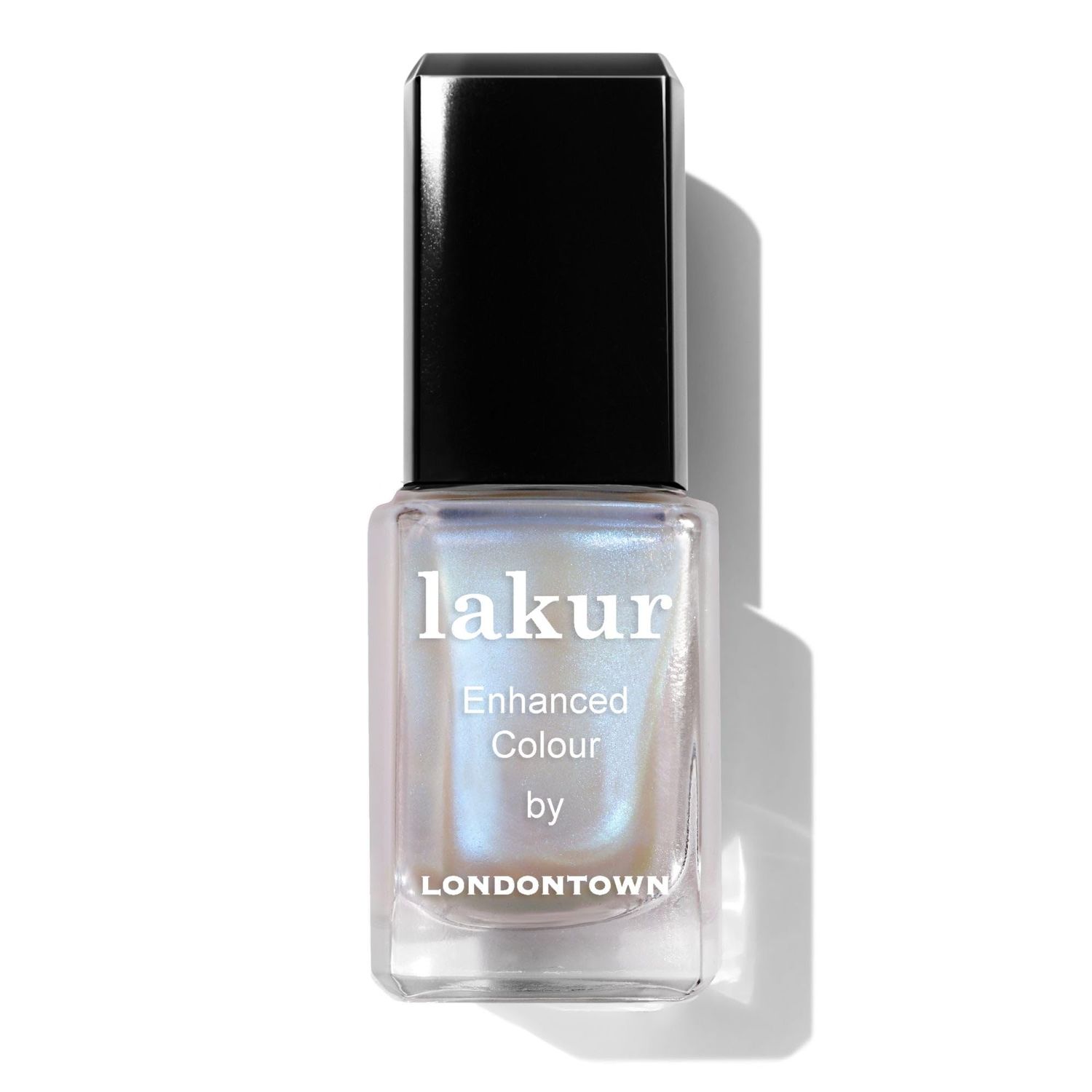 LONDONTOWN Lakur Nail Polish/Topper - Chrome Glaze - Enhanced Color Long Lasting Top Nail Coat Gel-free Shine Nail Look, Starry Chrome Topper, 0.4 oz