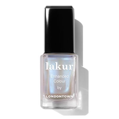 LONDONTOWN Lakur Nail Polish/Topper - Chrome Glaze - Enhanced Color Long Lasting Top Nail Coat Gel-free Shine Nail Look, Starry Chrome Topper, 0.4 oz