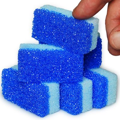 Mini Foot Pumice Stone, Travel Sized Foot Exfoliator Stone, Disposable Pumice Stone for Feet Callus Remover, Foot Scrubber Stone, Natural Foot Scraper (Pack of 6)