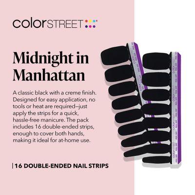 Color Street Midnight in Manhattan Nail Strips