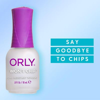 Orly Top Nail Coat, Wont Chip, 0.6 Ounce