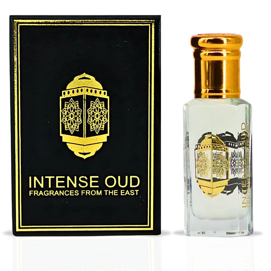 INTENSE OUD Tasfiq Long Lasting Arabian Perfume Oils for Women 12ML (0.40 OZ) Concentrated Perfume Oil in a Luxurious Black Gift Box - Fragrance Oil With Fruity &amp; Woody Essence of Elegance