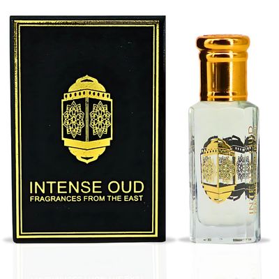 INTENSE OUD Tasfiq Long Lasting Arabian Perfume Oils for Women 12ML (0.40 OZ) Concentrated Perfume Oil in a Luxurious Black Gift Box - Fragrance Oil With Fruity &amp; Woody Essence of Elegance