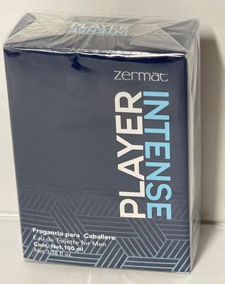 zermat PLAYER INTENSE EDT FOR MEN 3.38FL OZ