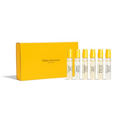 Vilhelm Parfumerie Discovery Kit - Includes Morning Chess, Dear Polly, Room Service, Mango Skin, Basilico &amp; Fellini &amp; Poets of Berlin - 6 x 0.06 Fl Oz Vials