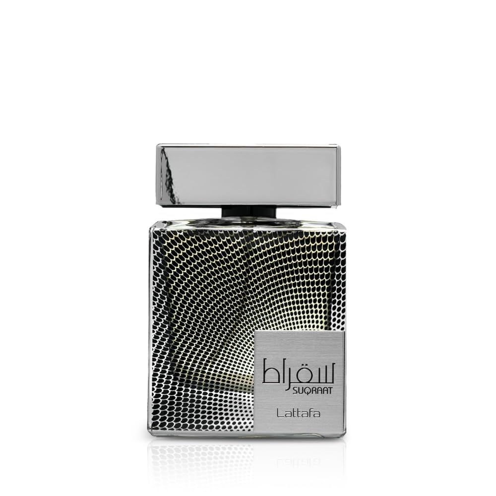 Lattafa Suqraat - Fresh, Spicy, Aromatic, Woody - Eau de Parfum Long-Lasting Fragrance for Men, 3.4 Ounce / 100 ml