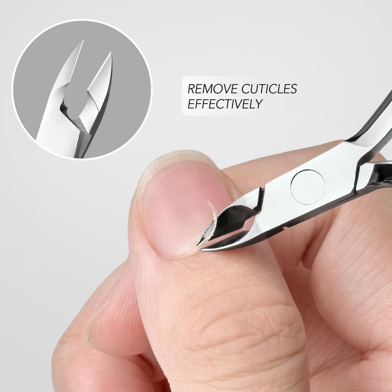 GAOY Cuticle Remover Kit, All-in-One Cuticle Trimmer and Nipper, Nail Oil and Softener, Professional Nail Care Kit with Manicure Tools Files and Buffers for Home &amp; Salon Use