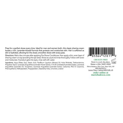 Mario Badescu Shaving Cream for Women and Men - Classic, Unisex Non-Foaming Shave Cream Formula Infused with Lavender Oil and Vitamin E - Helps Prep, Protect and Moisturize for a Closer Shave, 2 Oz