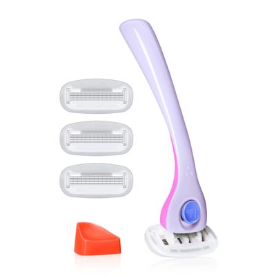Billie Razors for Women Shave Kit - Womens Razor 4 x 5-Blade Razor Refills Magnetic Holder - DreamPop