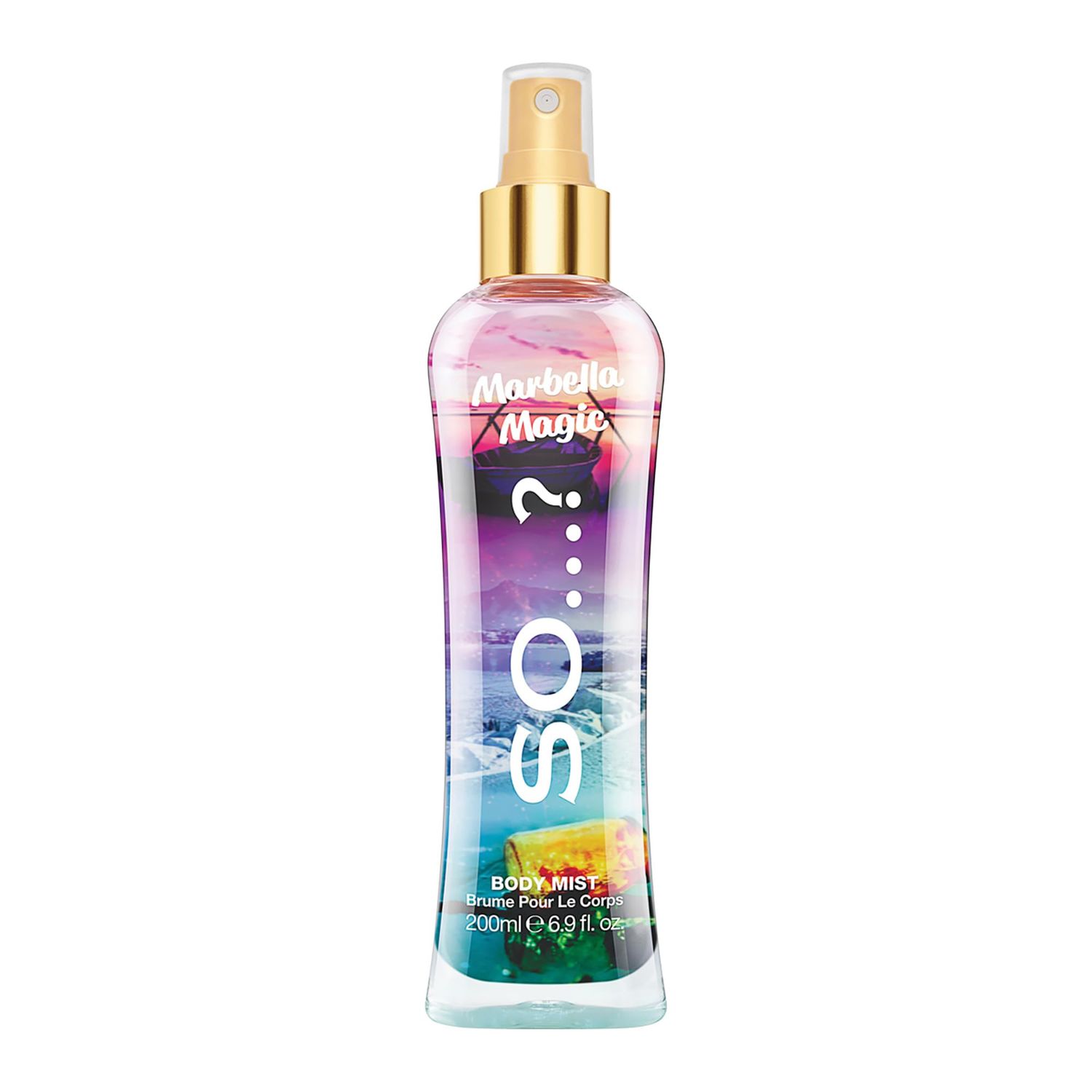 So? Marbella Magic Body Mist Fruity Floral Body Spray- Perfume with Mango, Vanilla, Musk Notes - Gifts for Women - 6.9 oz