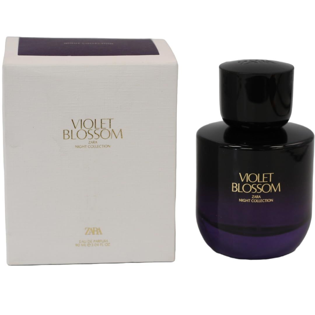Zara Violet Blossom Perfume for Women Sophisticated and Warm Fragrance with Floral Iris Red Peony Juicy Mandarin Sweet Raspberry and Creamy Vanilla Eau de Parfum 90ml (3.0 fl. oz.)