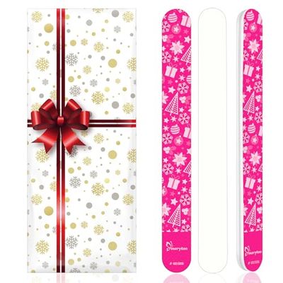 Maryton Nail Buffer for Natural Nails, Unique Gifts for Women, Ultra Shine Buffing Files Nail Care Kit Gifts for Her, 3Pcs