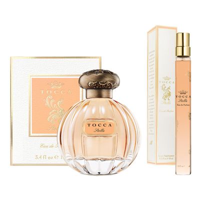 Tocca Stella Perfume Set for Women, 100 ml (3.38 oz) 10 ml (0.34 oz) - Fresh Floral, Blood Orange, Freesia, Spicy Lily (172 Value)