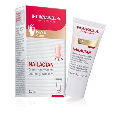 Mavala Nutritive Nail Cream Nailactan for Damaged Nails | Nail Care with Restorative Ingredients for Longer, Healthier Nails | Nail Strengthener Hardener | 0.5 oz