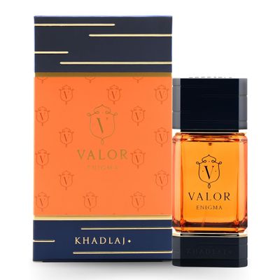 Khadlaj Valor Enigma Eau De Parfum Spray for Men, 3.4 Ounce