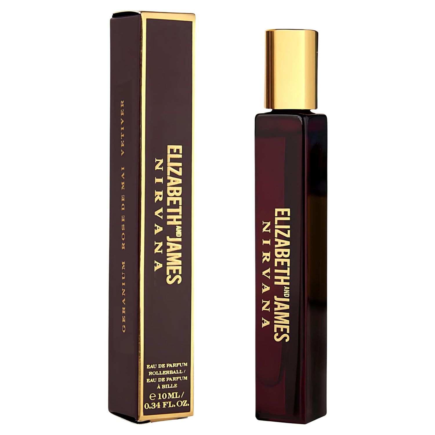 Elizabeth And James Nirvana Rose Eau De Parfum Rollerball 0.34 Oz Mini