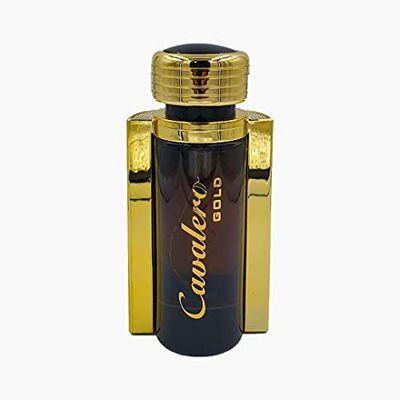 Dumont CAVALERO GOLD - 3.4oz - Eau De Parfum - Unisex Perfume for Men &amp; Women - Tropical, Fruity, Floral &amp; Vanilla Scent - Long Lasting Cologne Mist &amp; Body Spray - for Him &amp; Her