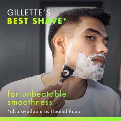 GilletteLabs Razor Blade Refills, Ultimate Precision Trimmer, 5 Bladed Refills, Compatible with Exfoliating Bar and Heated Razors, 9 Count