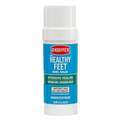 OKeeffes for Healthy Feet Intensive Healing Balm; Guaranteed Relief for Extremely Dry; Cracked Feet; Heel Balm that Instantly Fills Dry; Cracked Heels; 2.2oz Stick; (Pack of 1)