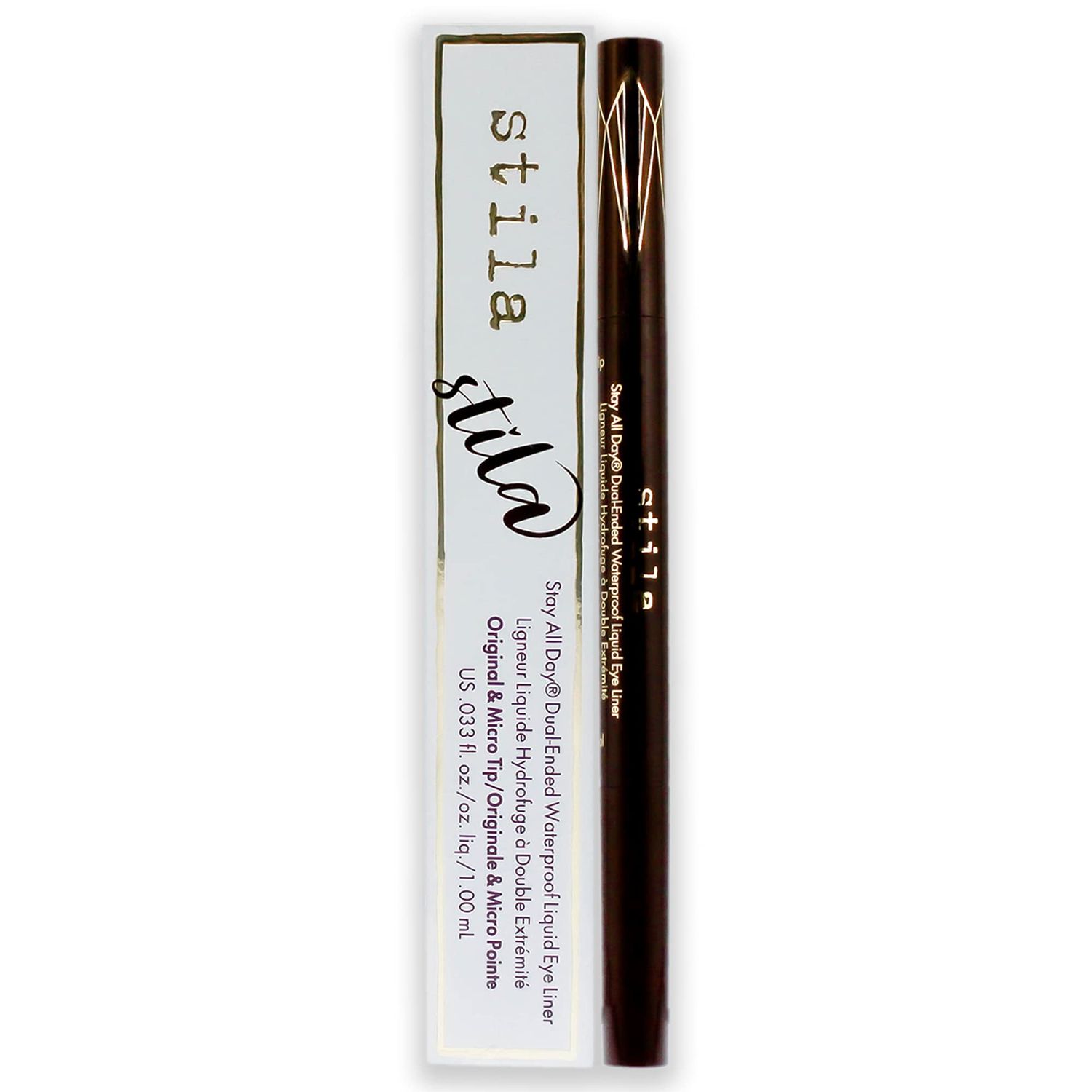 stila Stay All Day Dual-Ended Waterproof Liquid Eye Liner, 1 ml