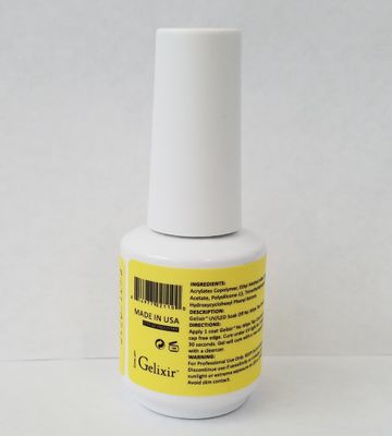 GELIXIR - Soak Off Gel No-wipe Top Coat - .5 Oz / 15 mL