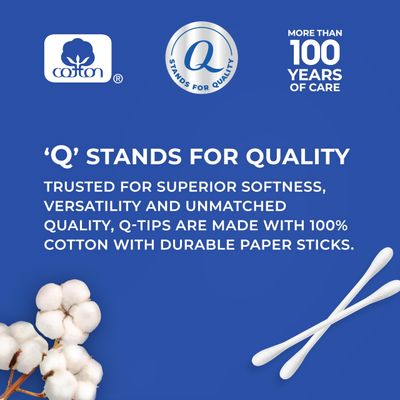 Q-tips Antimicrobial Cotton Swabs, 300 Count
