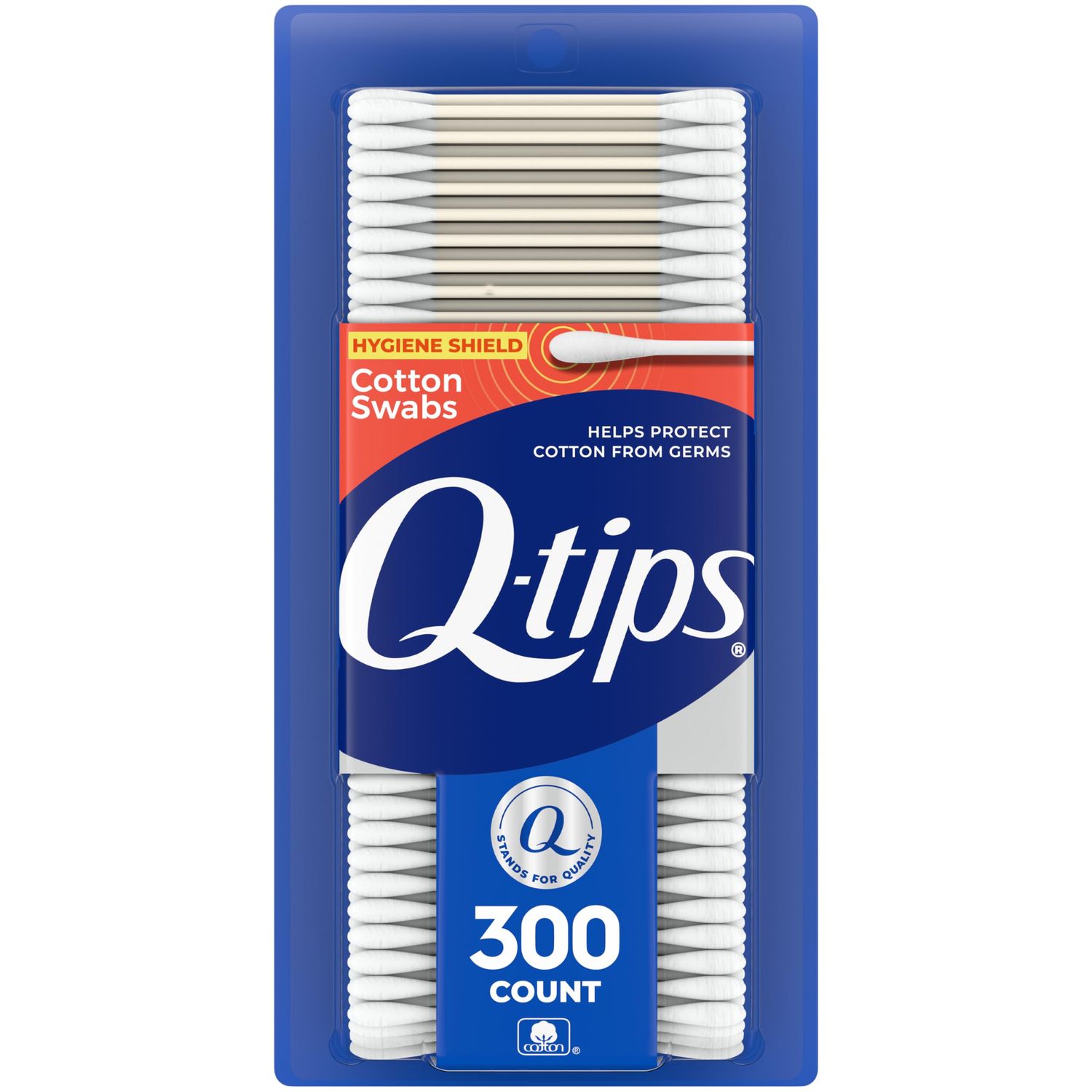 Q-tips Antimicrobial Cotton Swabs, 300 Count