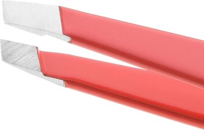 Tweezerman Fashion Color Slant Tweezer, Geranium, 1 Count