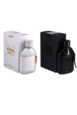Dumont Nitro White and Nitro Intense Eau de Parfum Set, 3.45 fl oz Each, 2-Piece Fragrance Combo Pack
